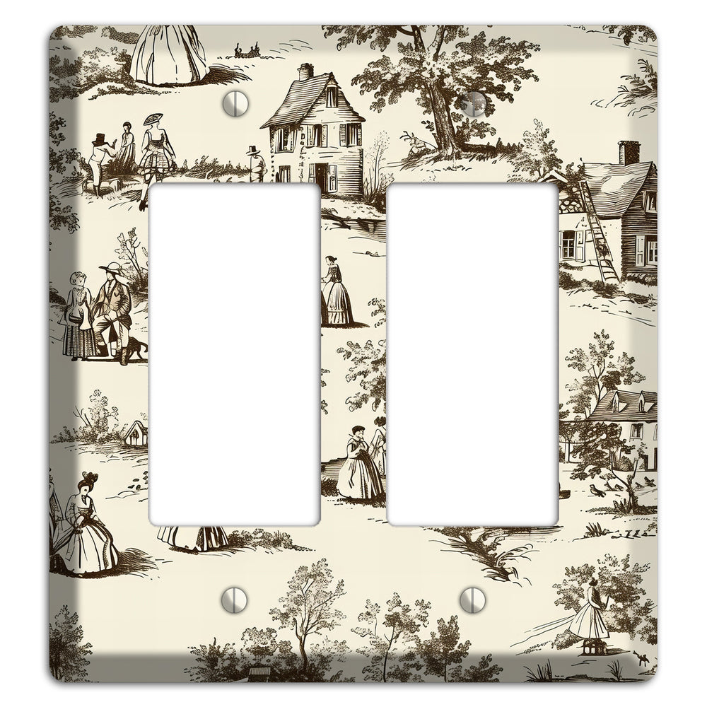 Country Promenade 2 Rocker Wallplate