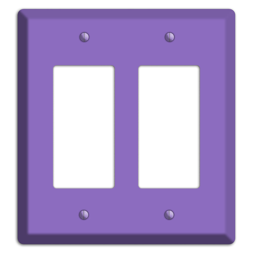 Baxter Violet Bloom 2 Rocker Wallplate