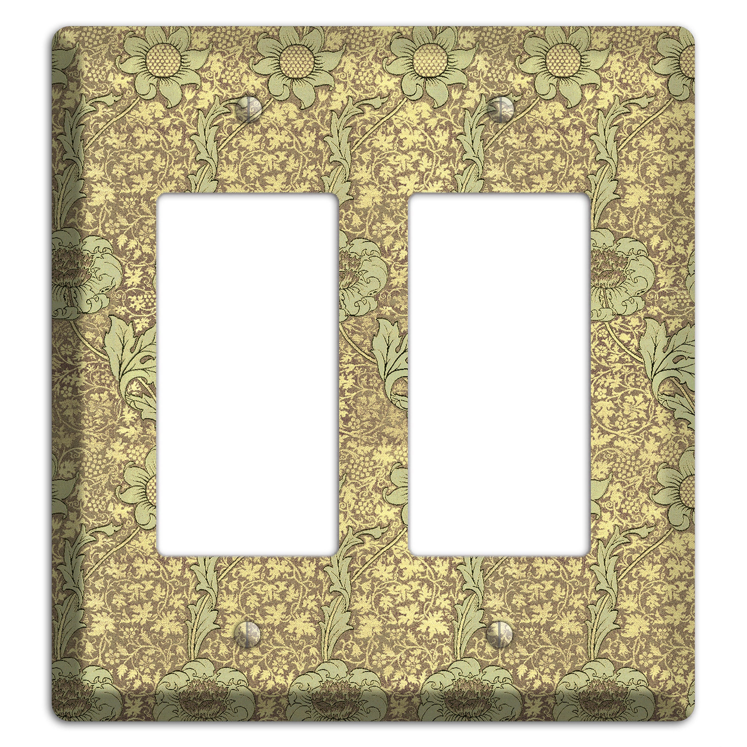 Wildflower Scroll 2 Rocker Wallplate
