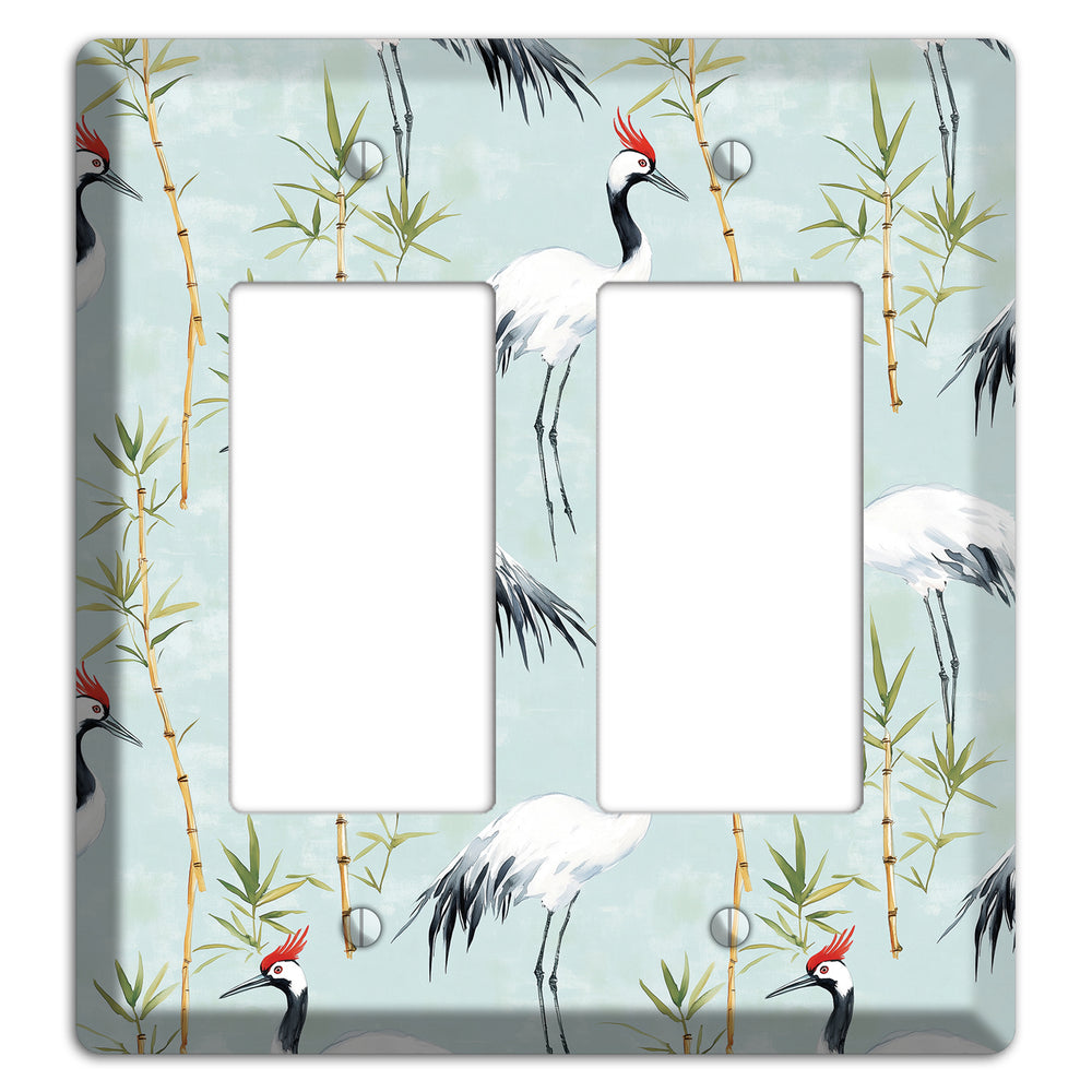 Celadon Bamboo Vigil 2 Rocker Wallplate