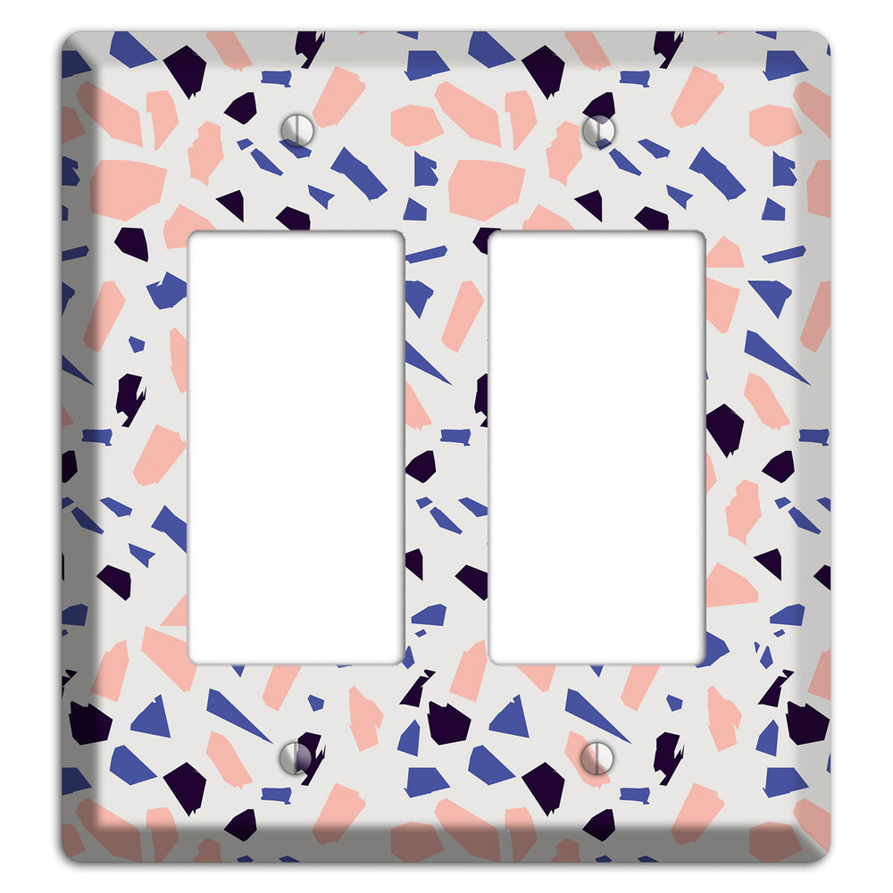 Coral Indigo Burst 2 Rocker Wallplate