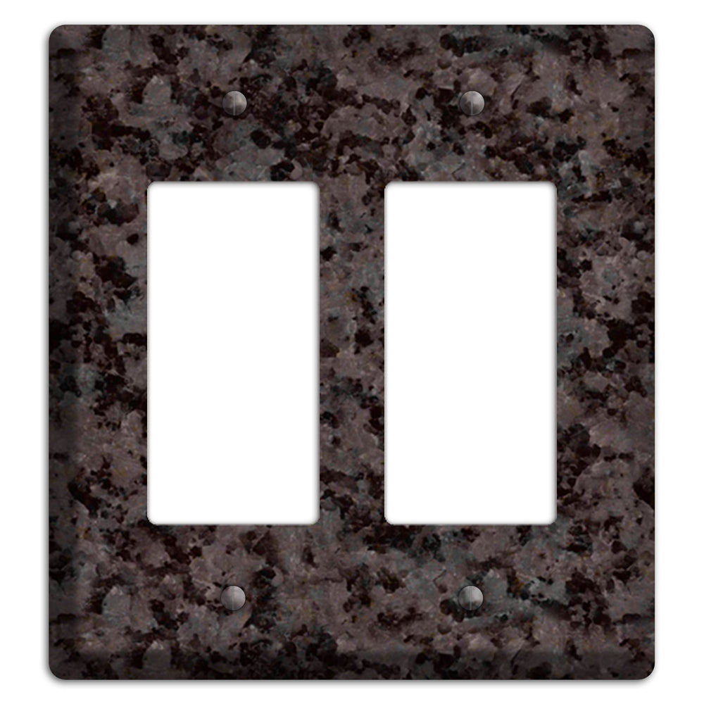 Coffee Brown Granite 2 Rocker Wallplate