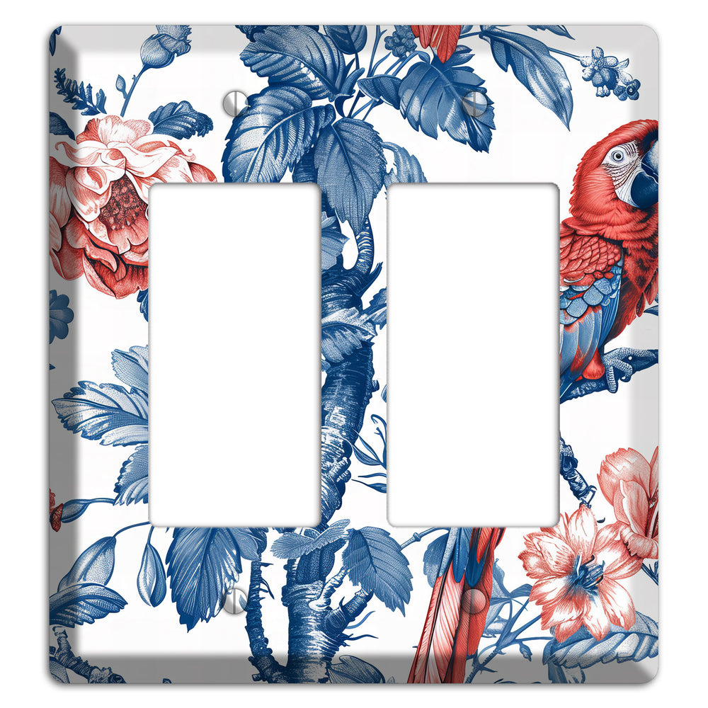 Scarlet in Bloom 2 Rocker Wallplate