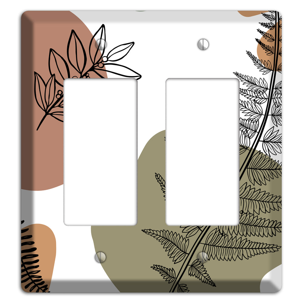 Fern & Shadow 2 Rocker Wallplate