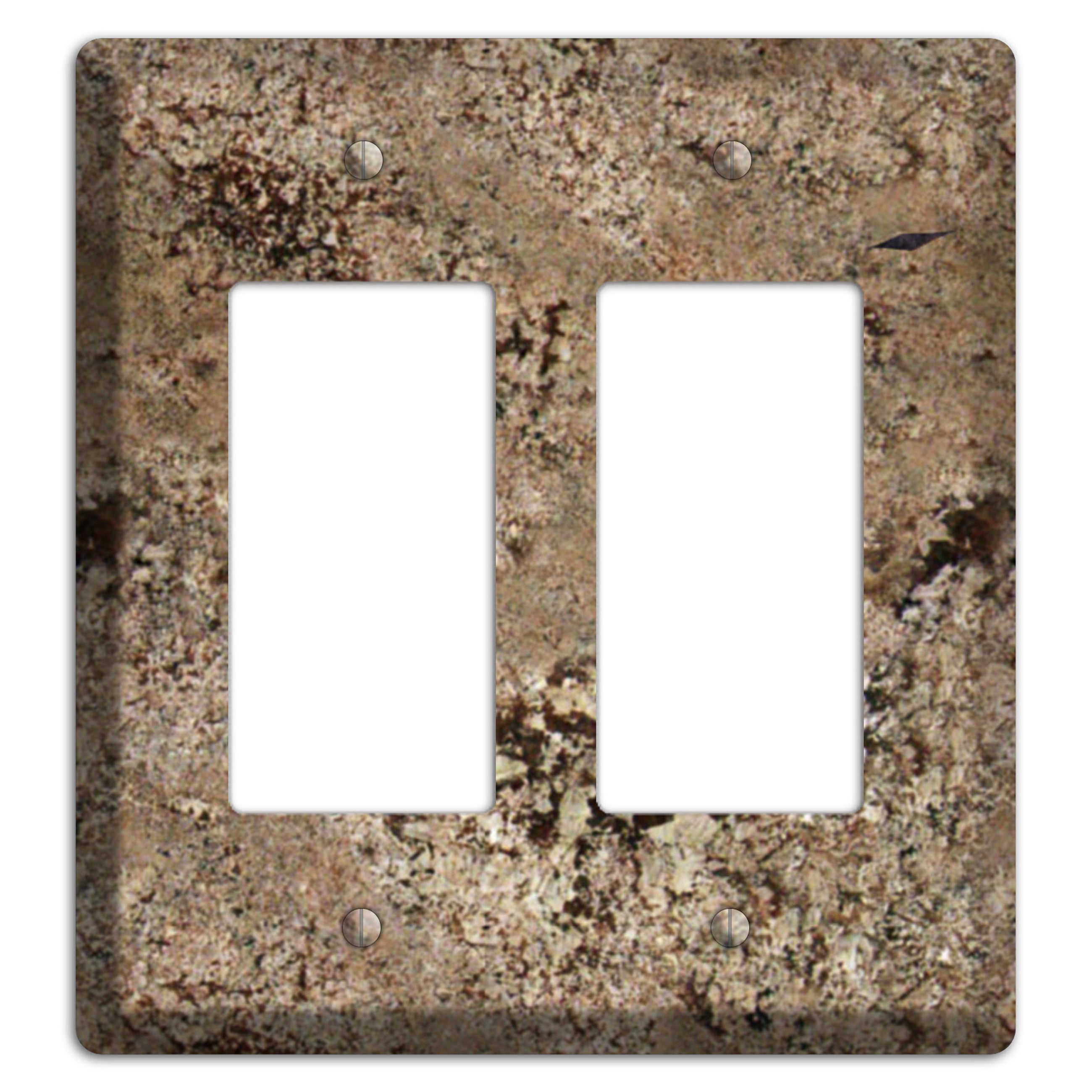 Crema Bordeaux Granite 2 Rocker Wallplate