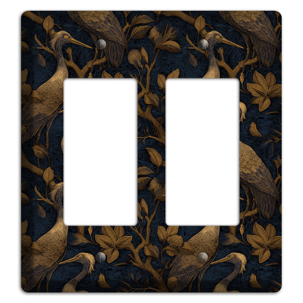 Gilded Heron Dusk 2 Rocker Wallplate