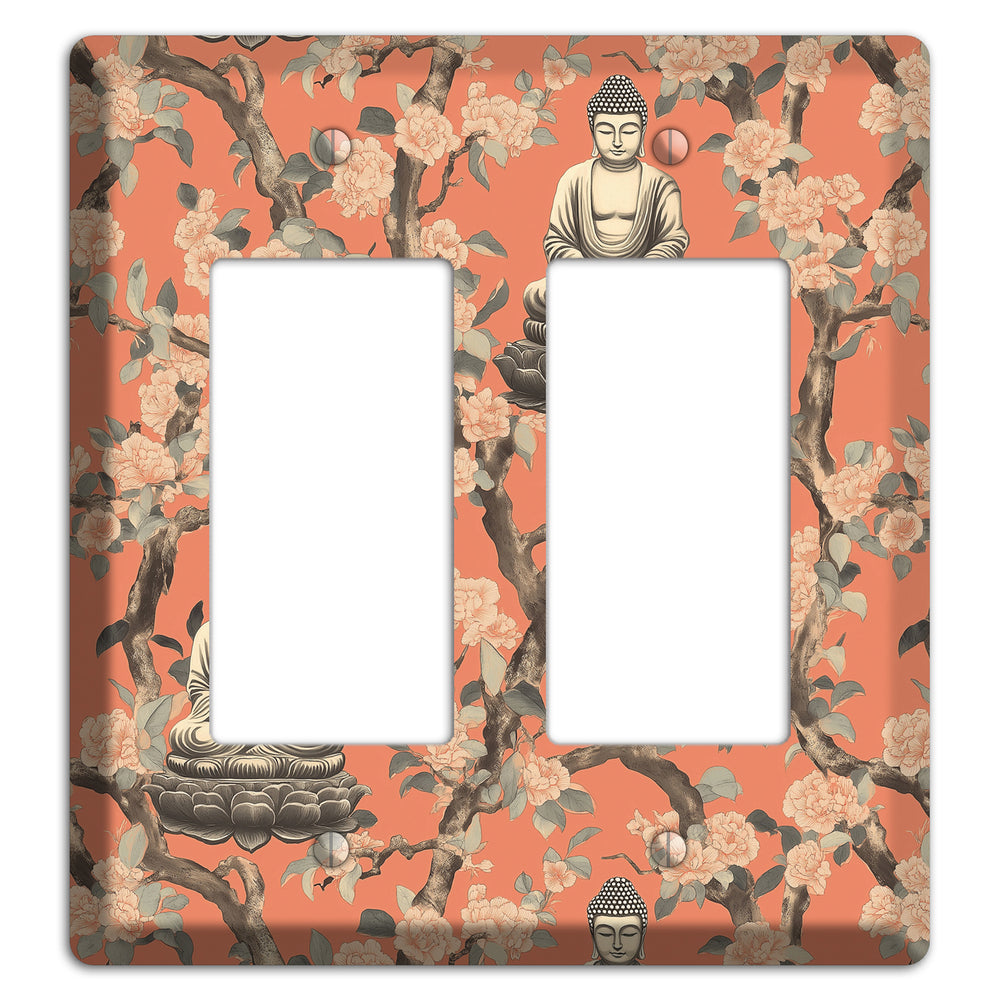 Lotus & Bough 2 Rocker Wallplate