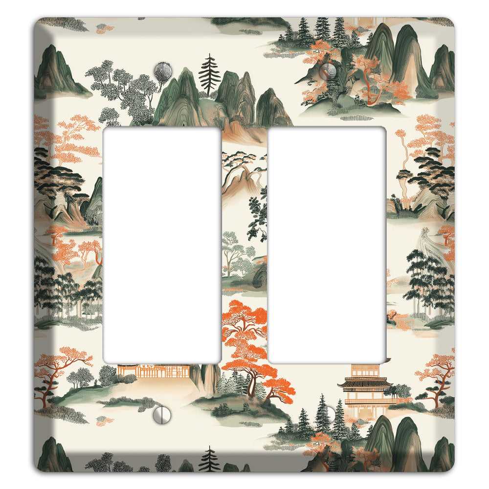 Peaks & Pagodas 2 Rocker Wallplate