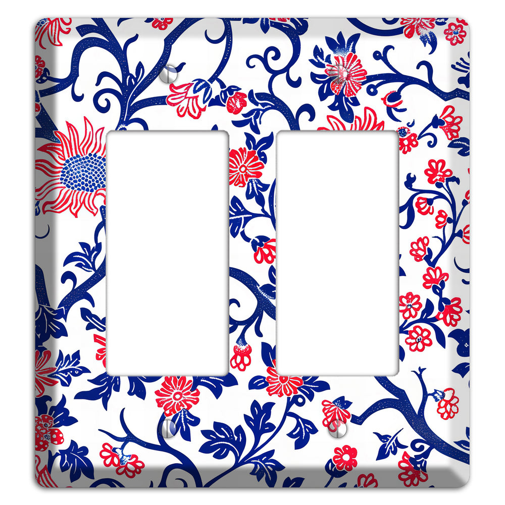Crimson Vine Riot 2 Rocker Wallplate