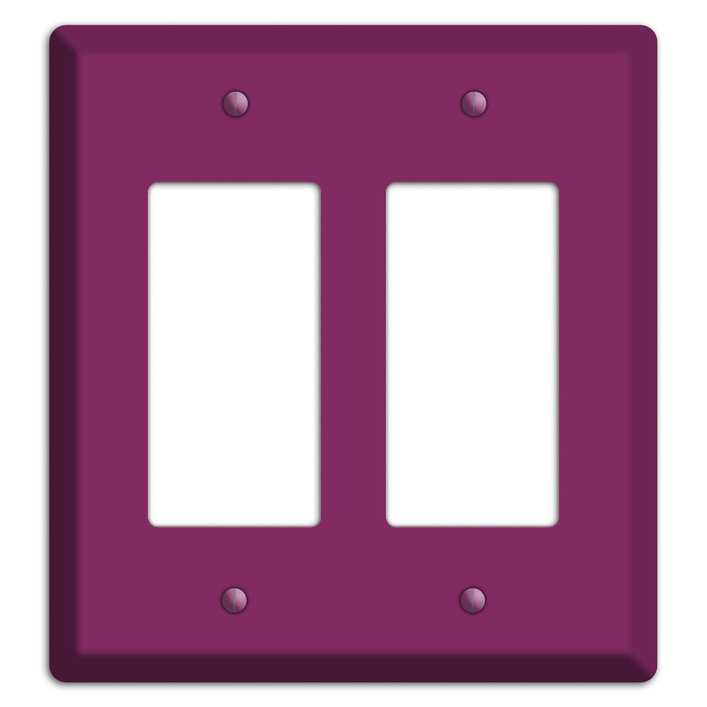 Baxter Plum Wine 2 Rocker Wallplate