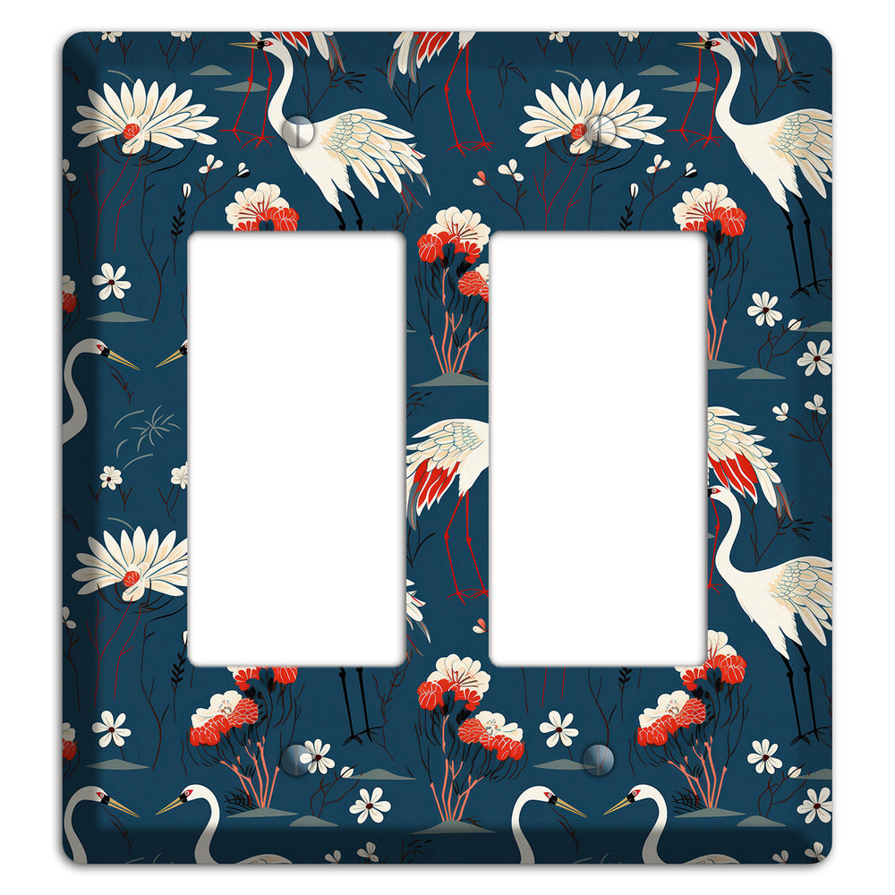 Sapphire Crane Meadow 2 Rocker Wallplate