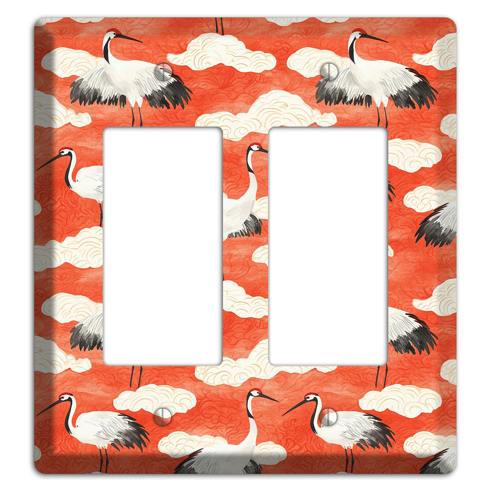 Vermillion Cloud Ceremony 2 Rocker Wallplate