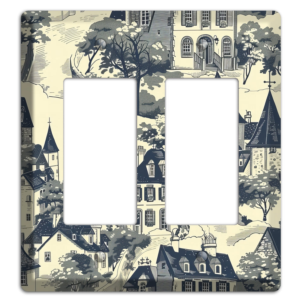Village on the Hill 2 Rocker Wallplate