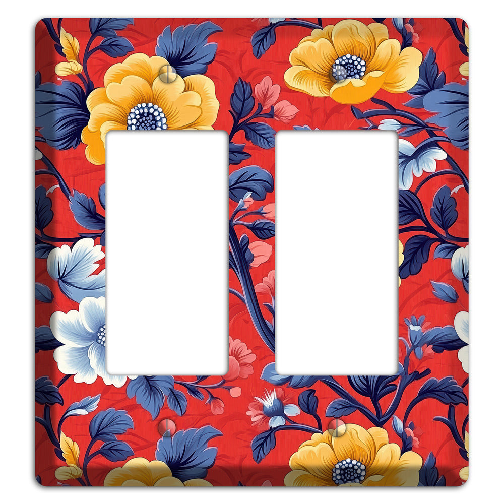 Scarlet Garden Reverie 2 Rocker Wallplate