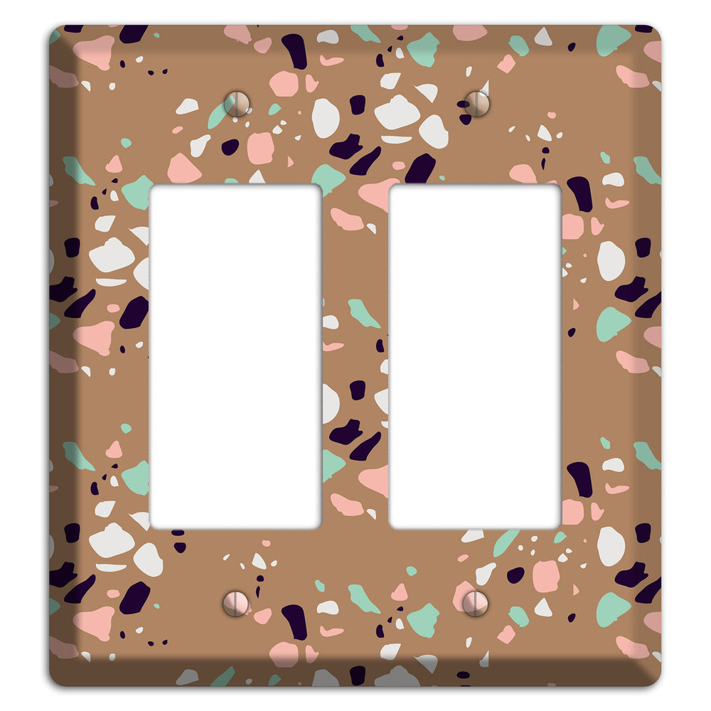 Clay Pebble Drop 2 Rocker Wallplate