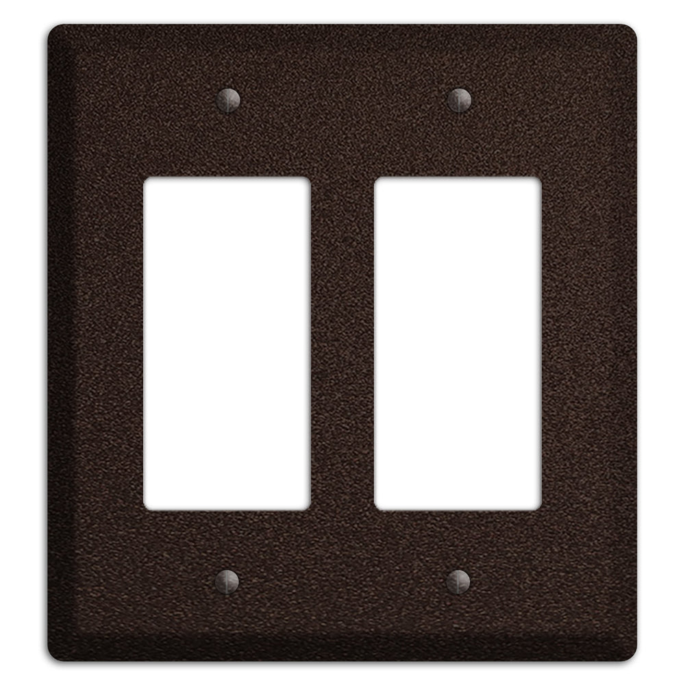 Baxter Subtle Antique Bronze 2 Rocker Wallplate