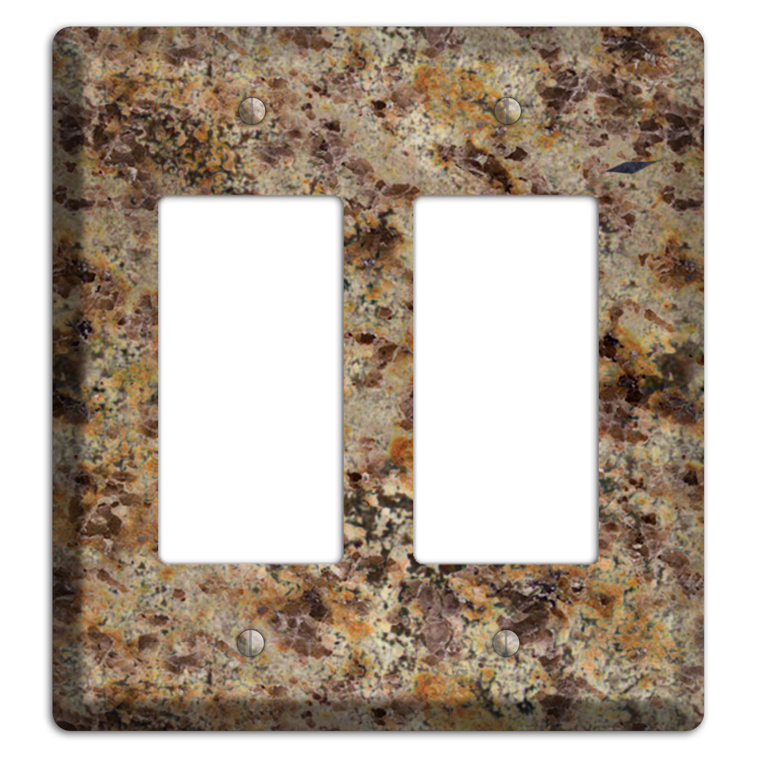 Golden Crystal Granite 2 Rocker Wallplate