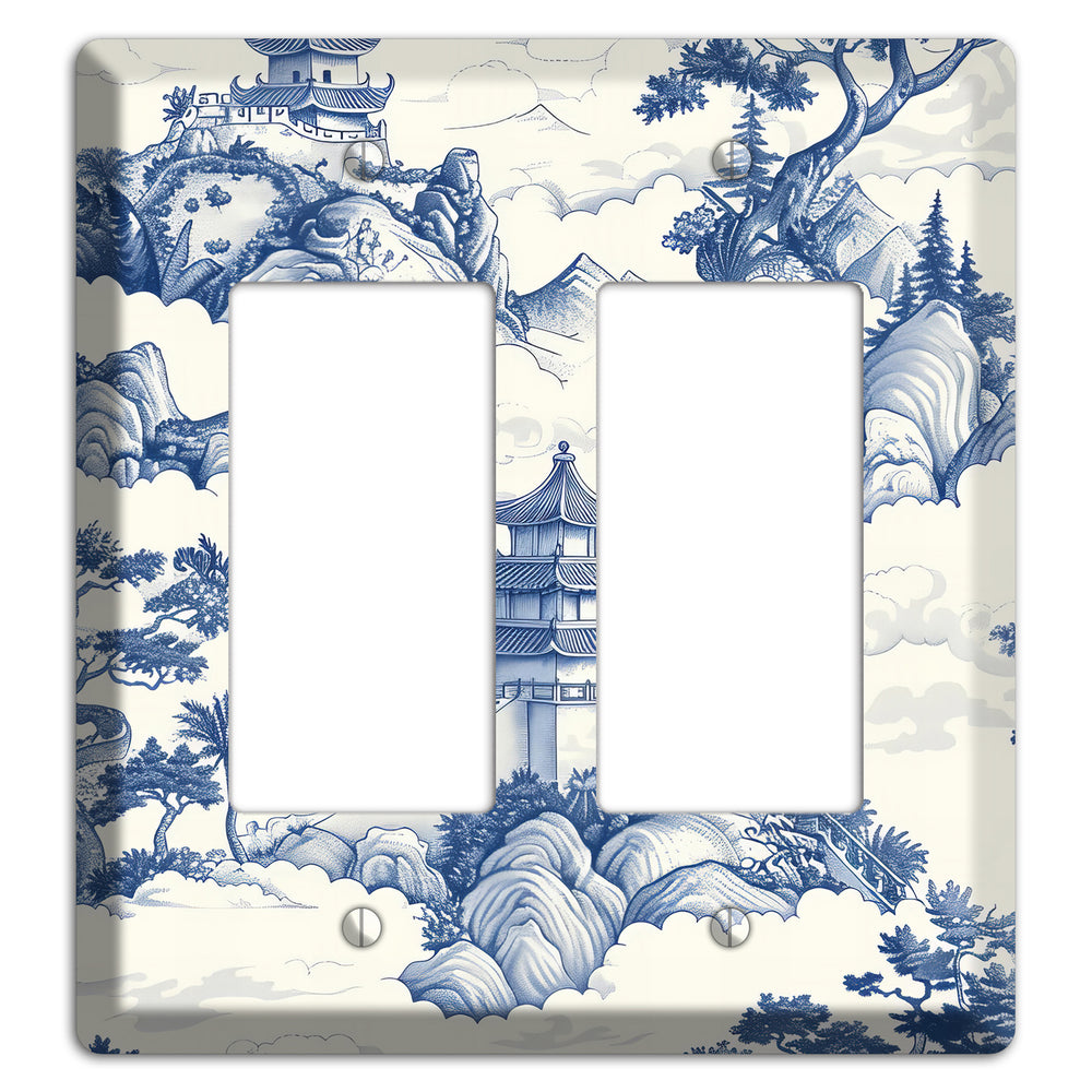 Celestial Pagoda Mist 2 Rocker Wallplate
