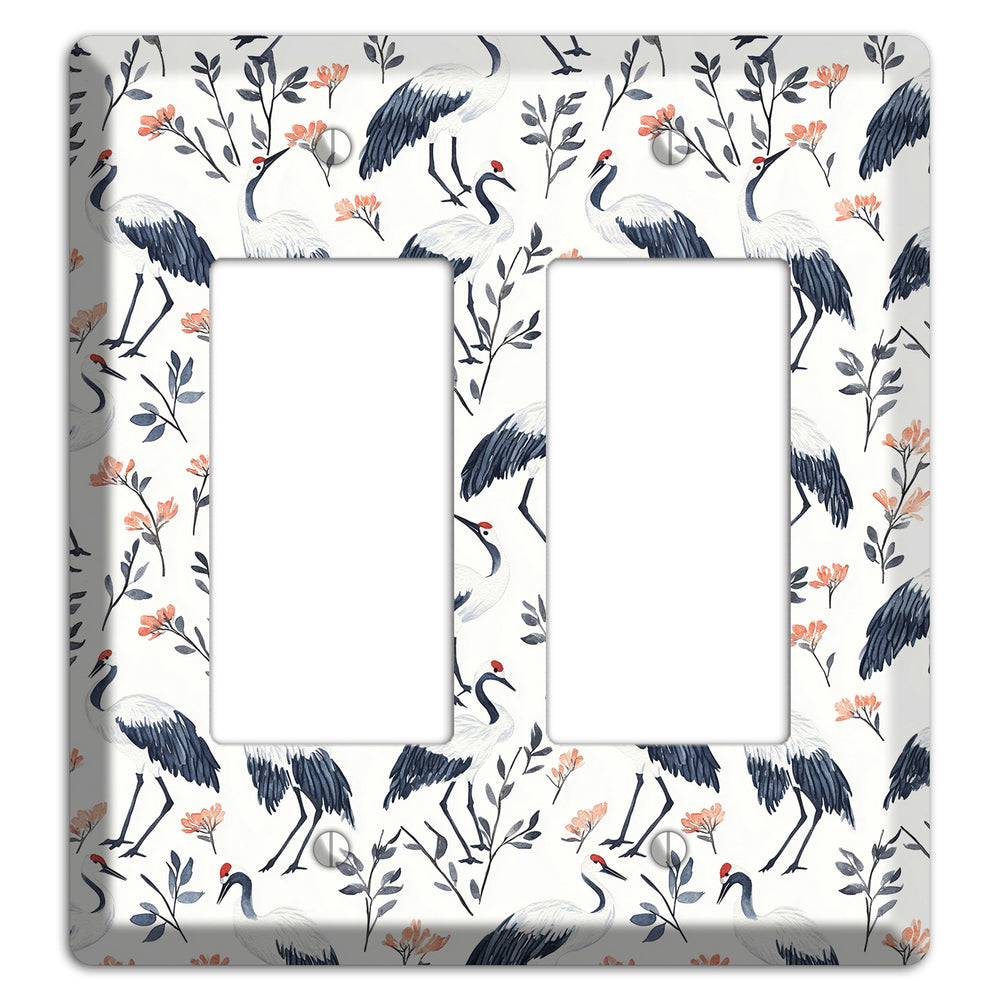 Slate & Coral Marsh 2 Rocker Wallplate
