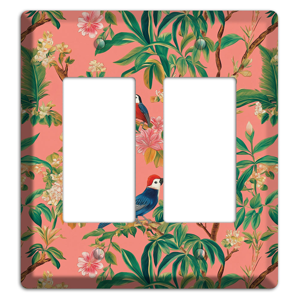 Coral Garden Reverie 2 Rocker Wallplate