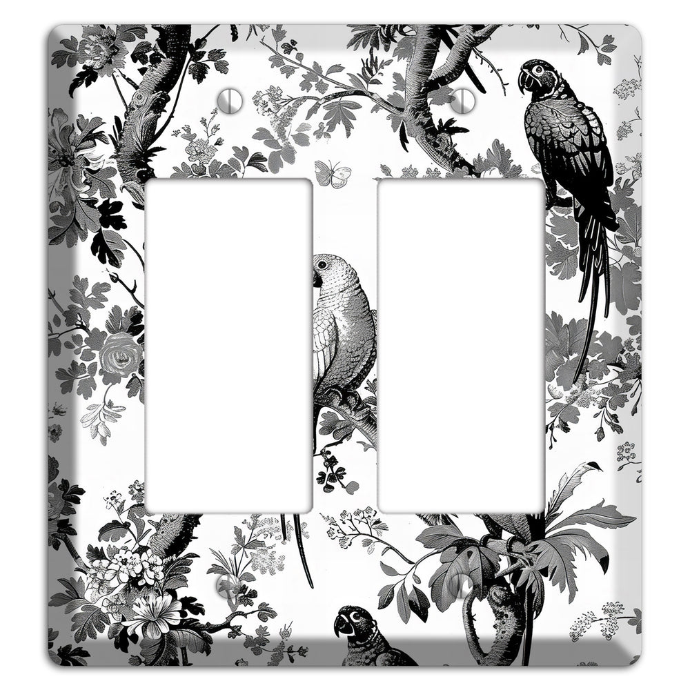 Parlor of Parrots 2 Rocker Wallplate