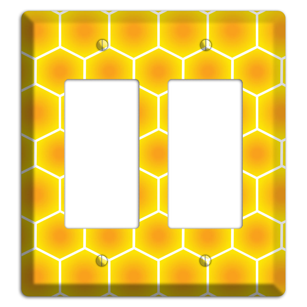 Liquid Gold Grid 2 Rocker Wallplate