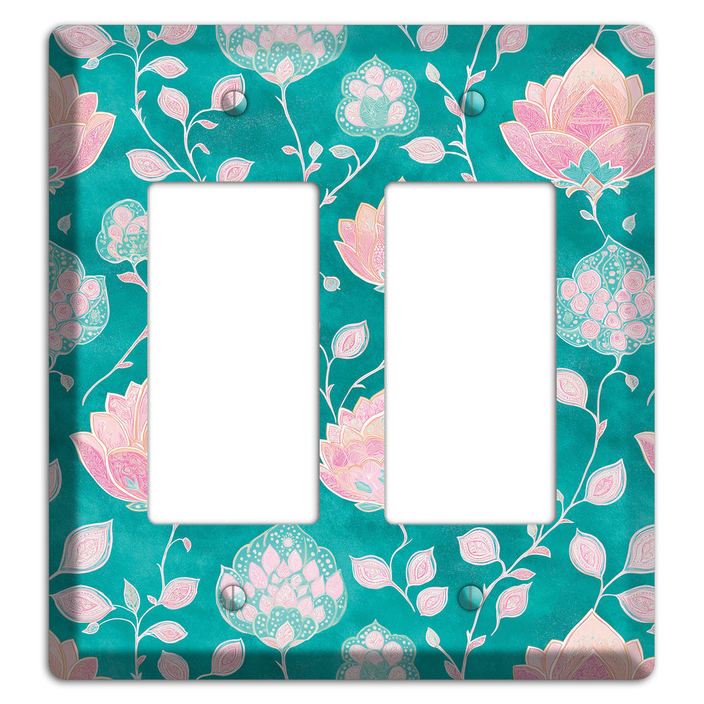 Lotus Garden Bloom 2 Rocker Wallplate