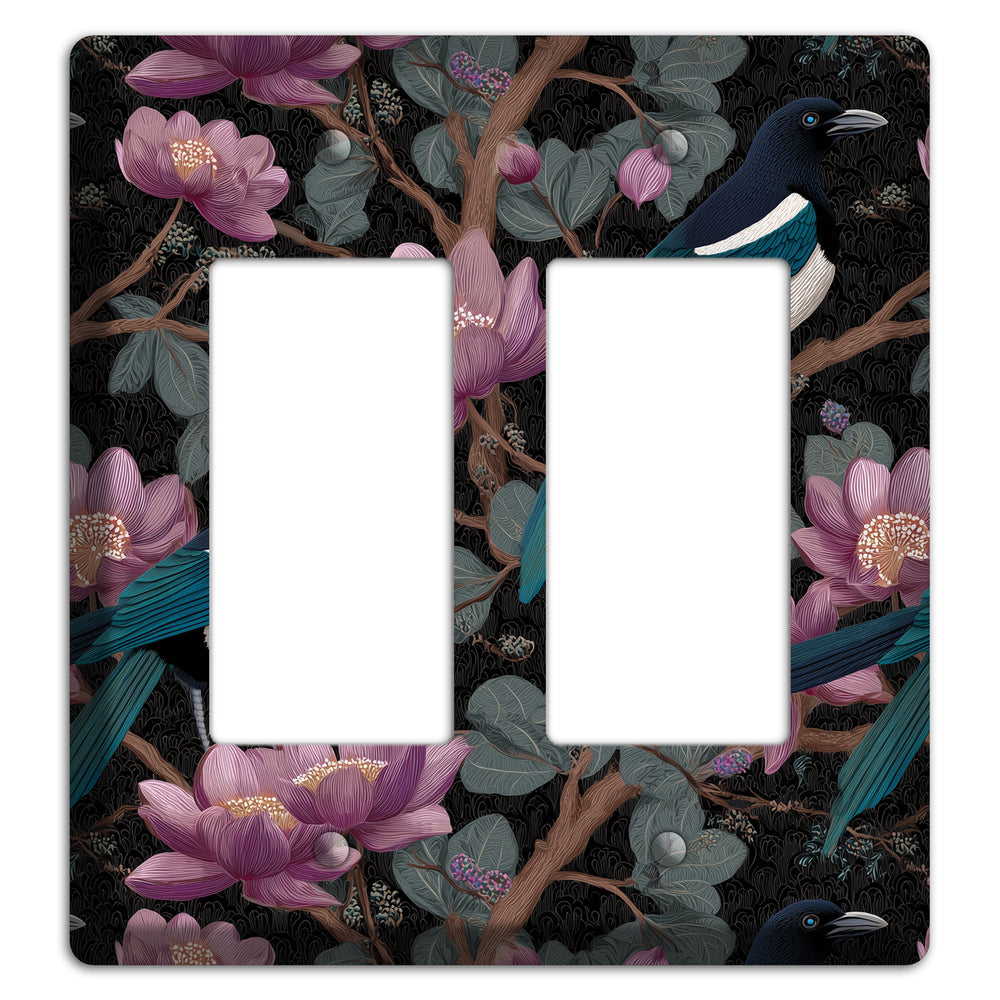 Magpie Moon Garden 2 Rocker Wallplate