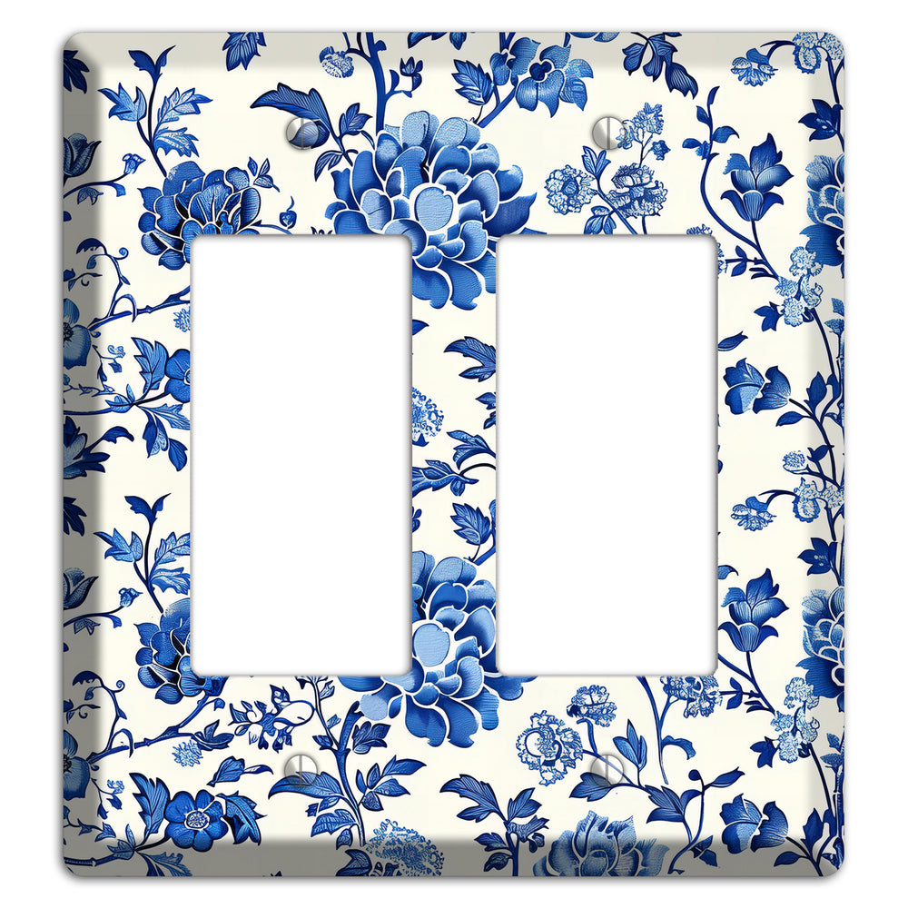 Porcelain Garden Reverie 2 Rocker Wallplate