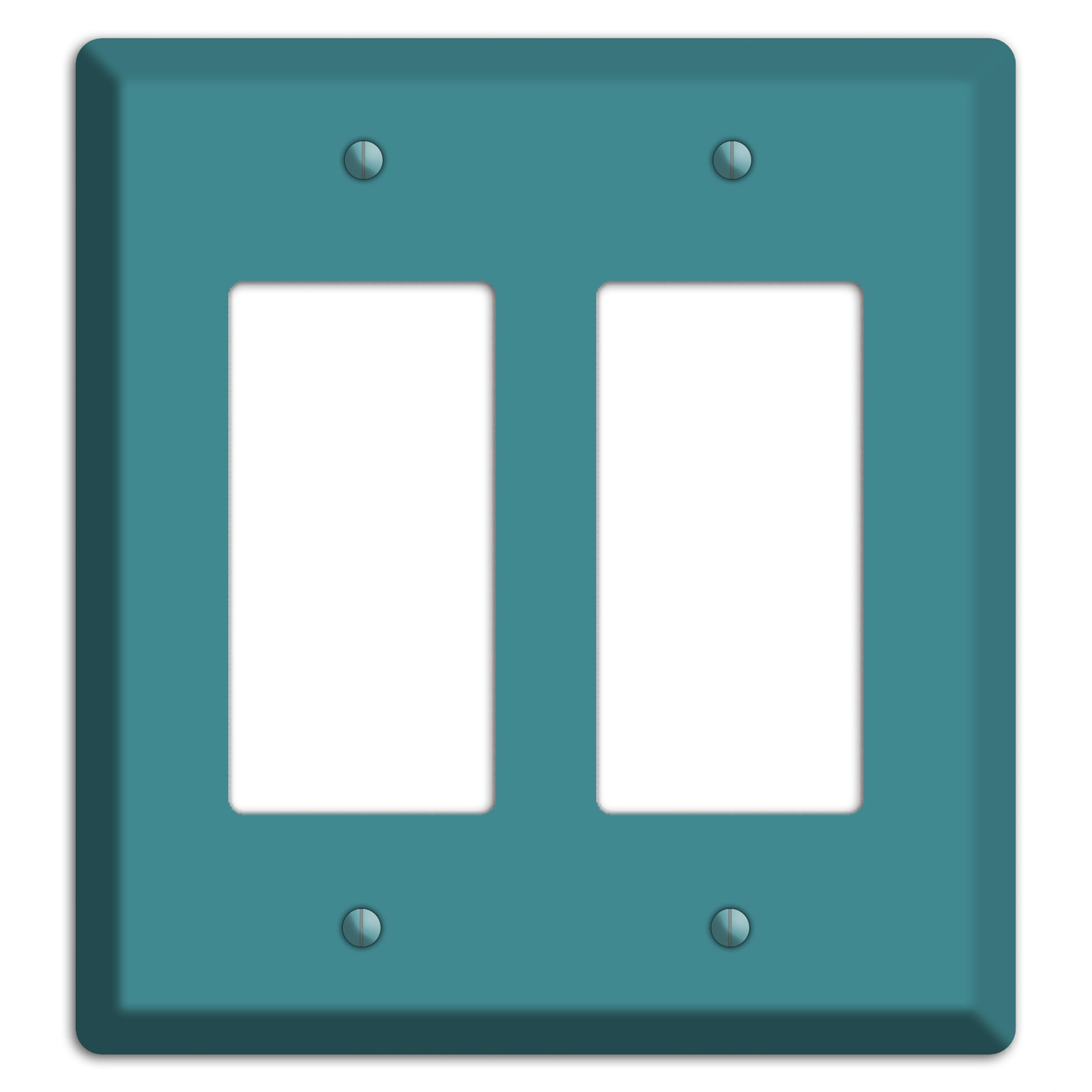 Baxter Turqouise 2 Rocker Wallplate