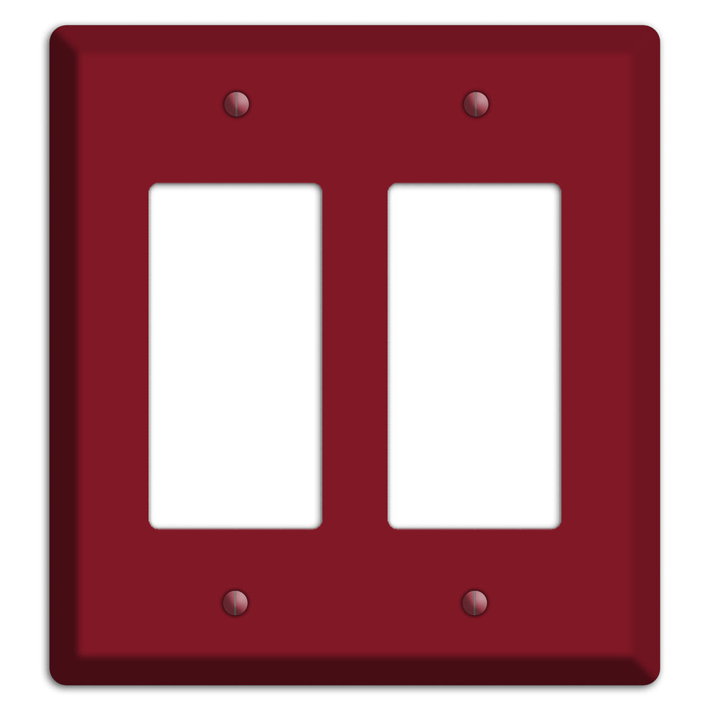 Baxter Burgundy Wine 2 Rocker Wallplate