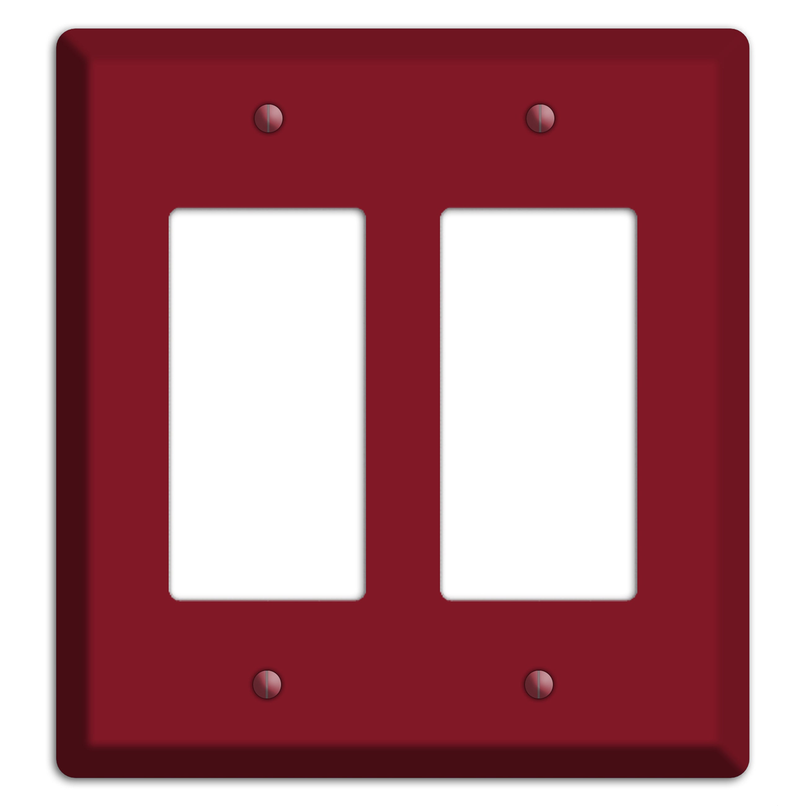 Baxter Burgundy Wine 2 Rocker Wallplate