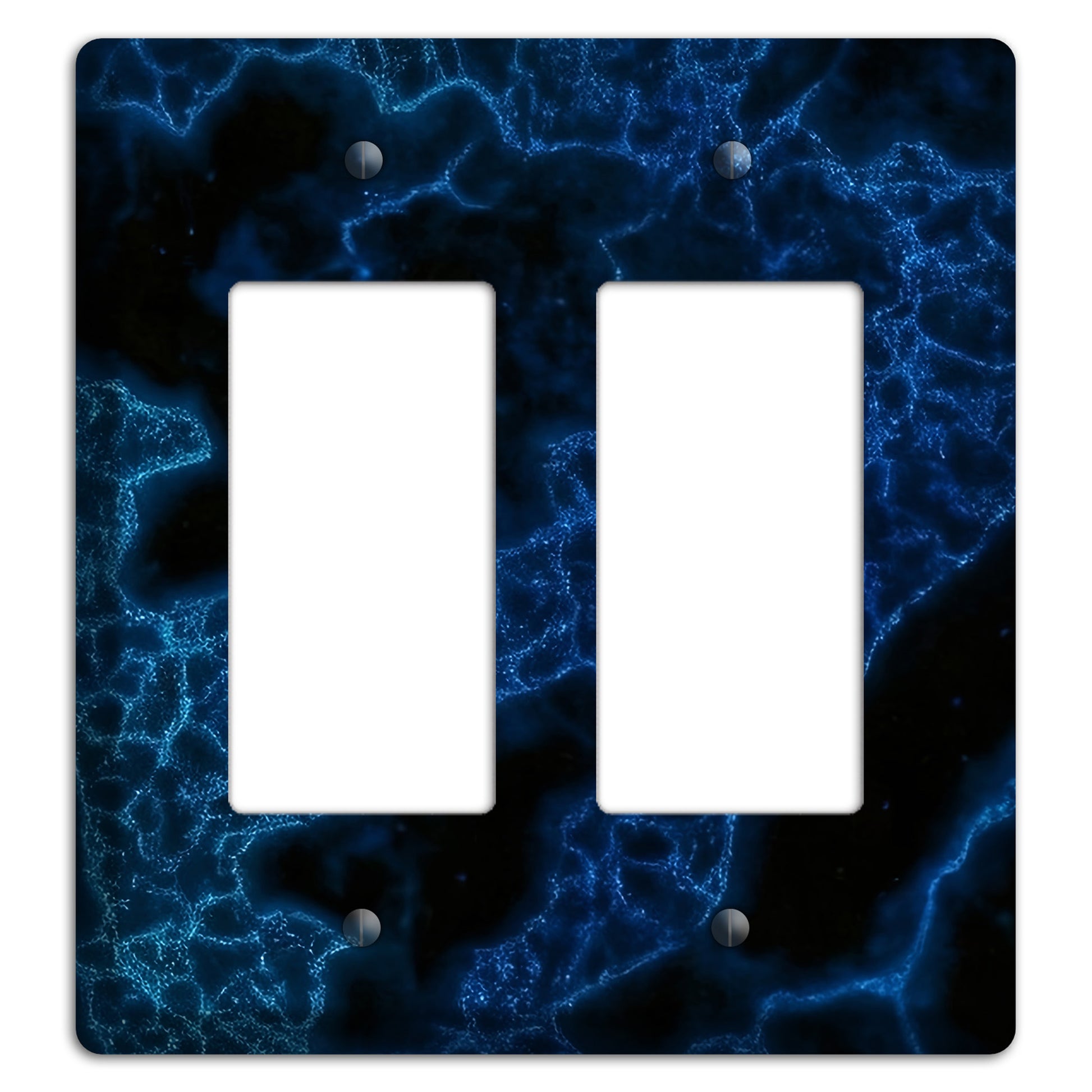 Midnight Marble 2 Rocker Wallplate
