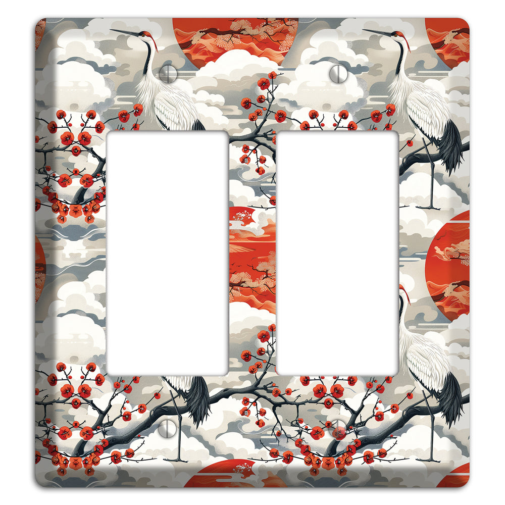 Vermillion Sun Rising 2 Rocker Wallplate