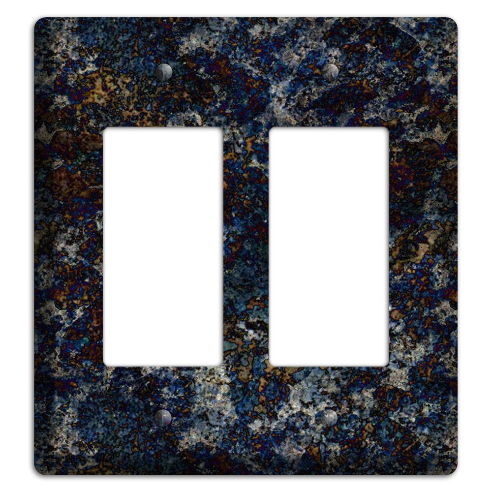 Blue Louise Granite 2 Rocker Wallplate