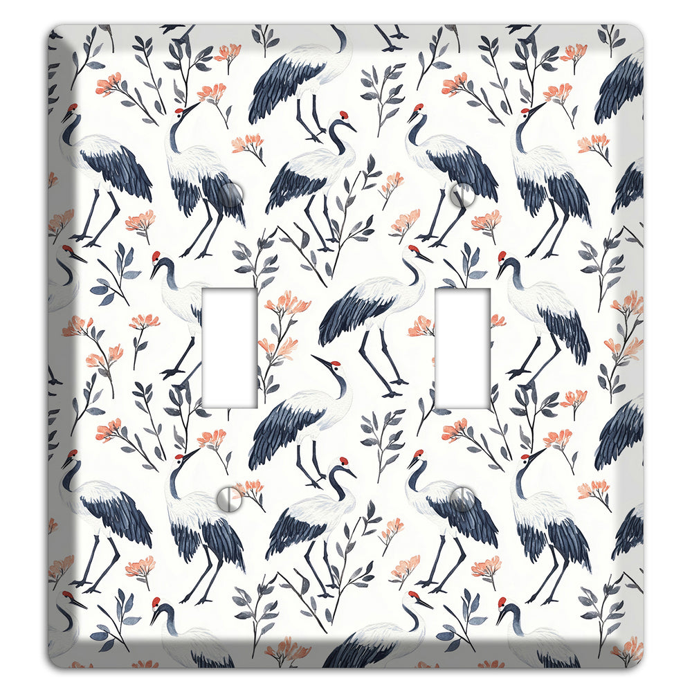 Slate & Coral Marsh 2 Toggle Wallplate