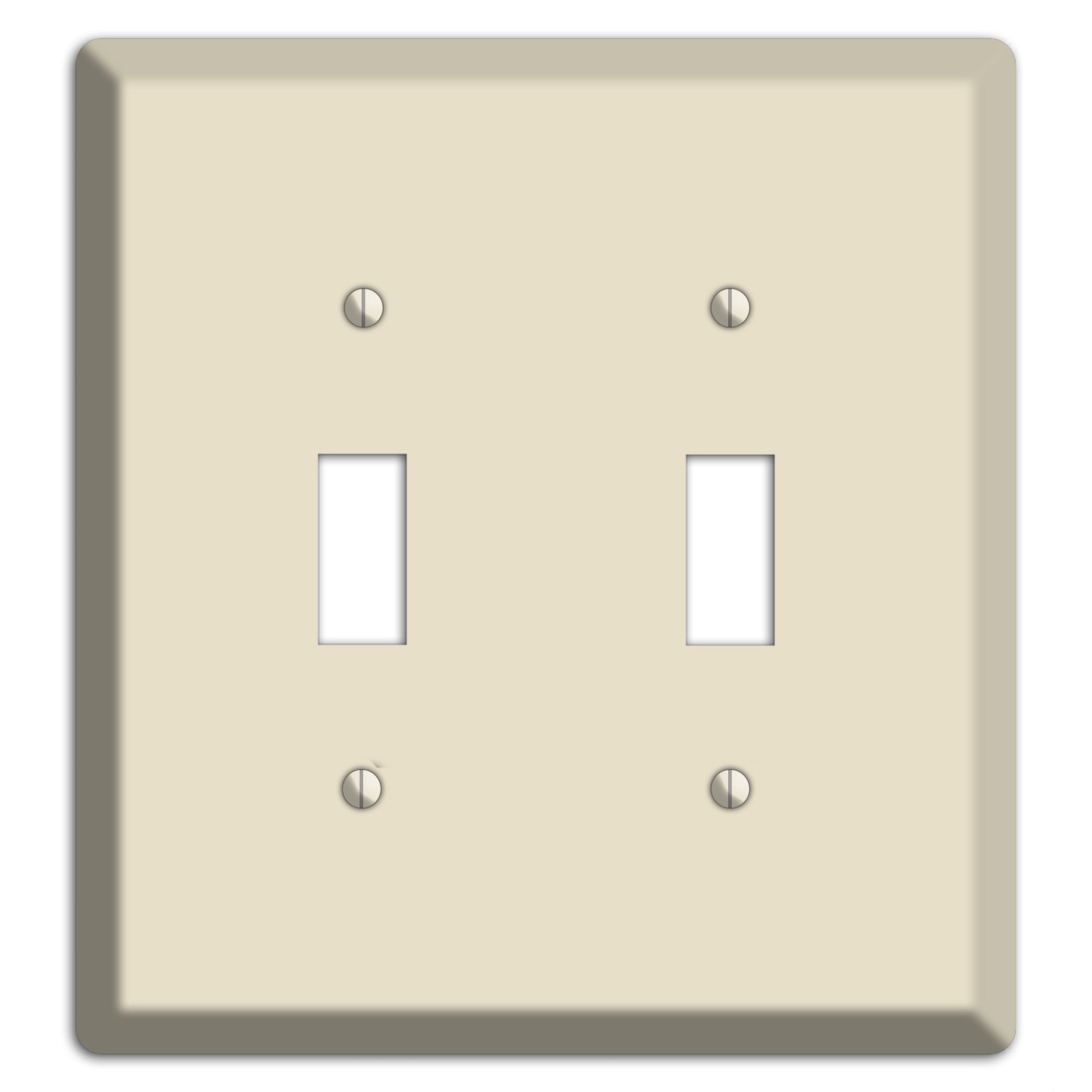 Baxter Ivory Cream 2 Toggle Wallplate