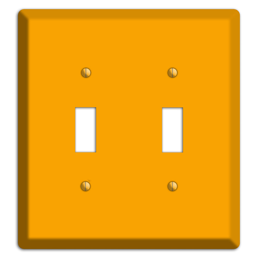 Baxter Mustard 2 Toggle Wallplate