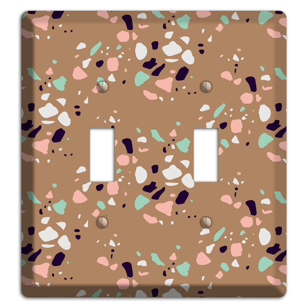 Clay Pebble Drop 2 Toggle Wallplate