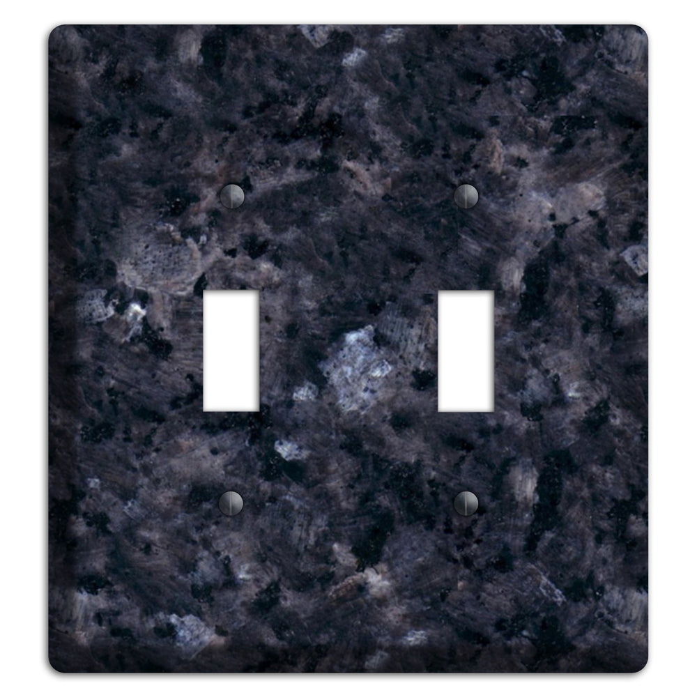 Blue Pearl Granite 2 Toggle Wallplate