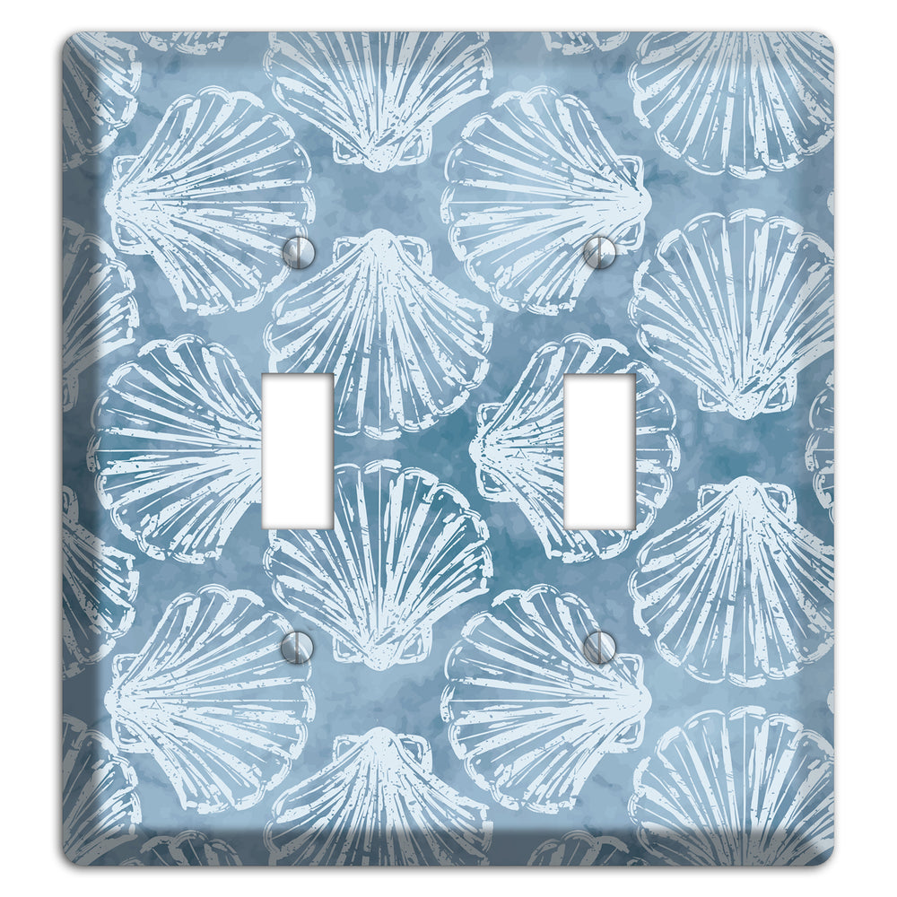 Coastal Shell Drift 2 Toggle Wallplate
