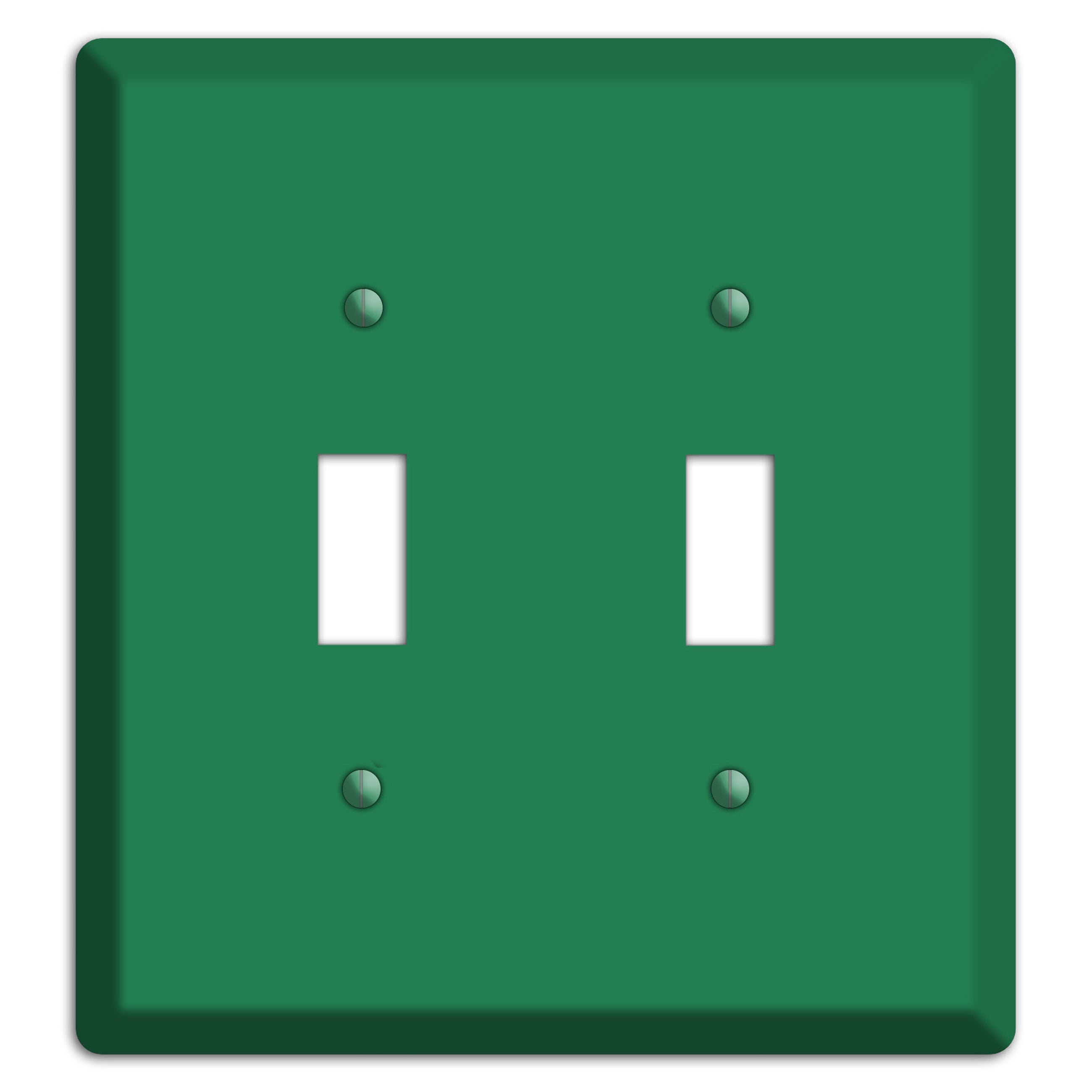 Baxter Simply Green 2 Toggle Wallplate