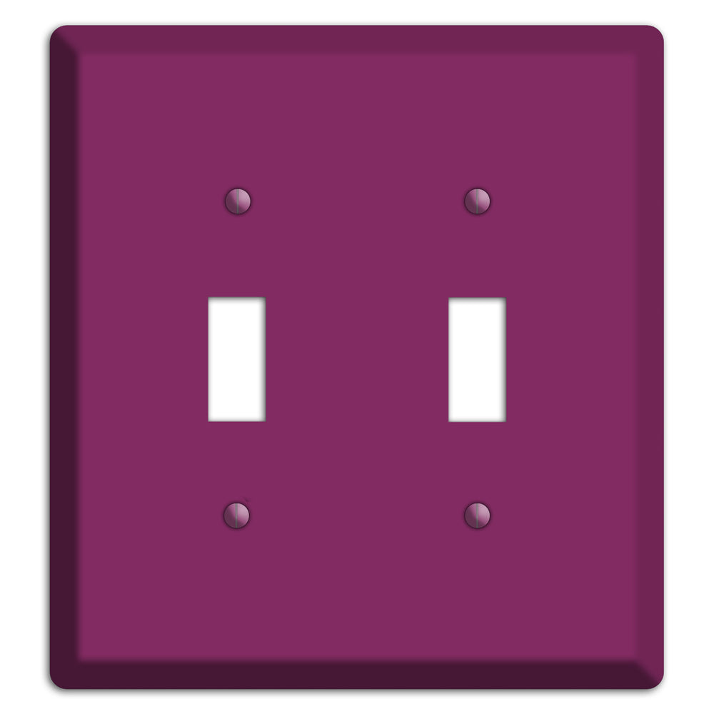 Baxter Plum Wine 2 Toggle Wallplate