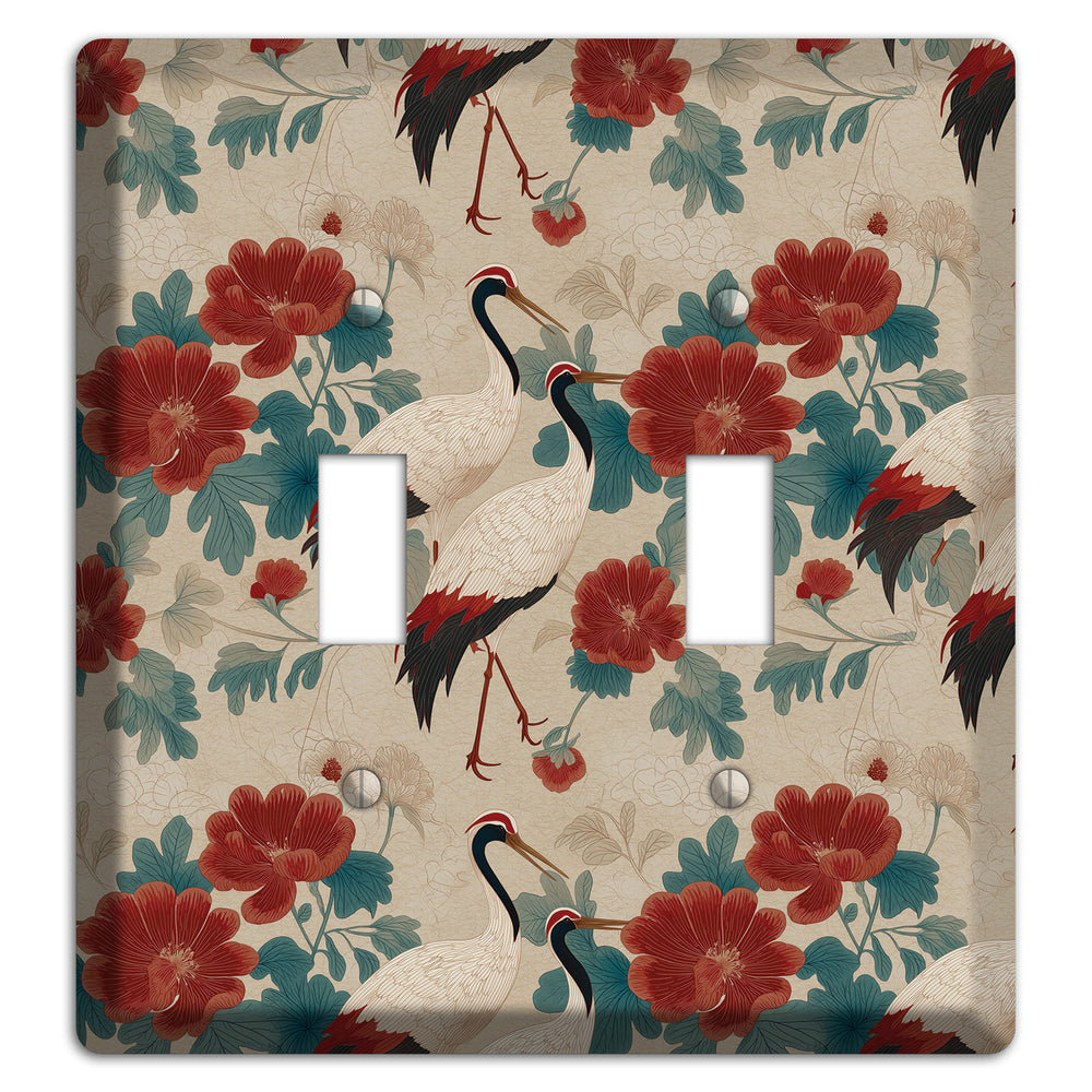 Rust Peony Passage 2 Toggle Wallplate