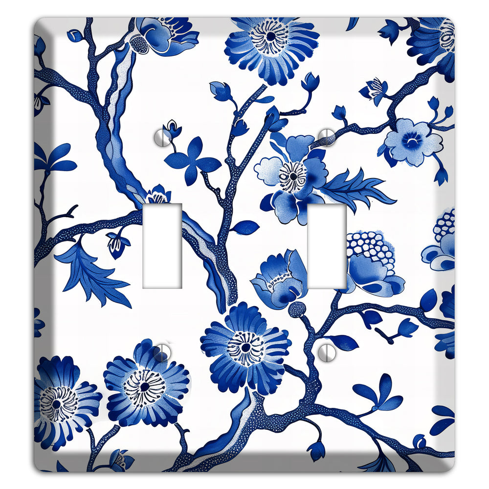 Porcelain Garden Reverie 2 Toggle Wallplate