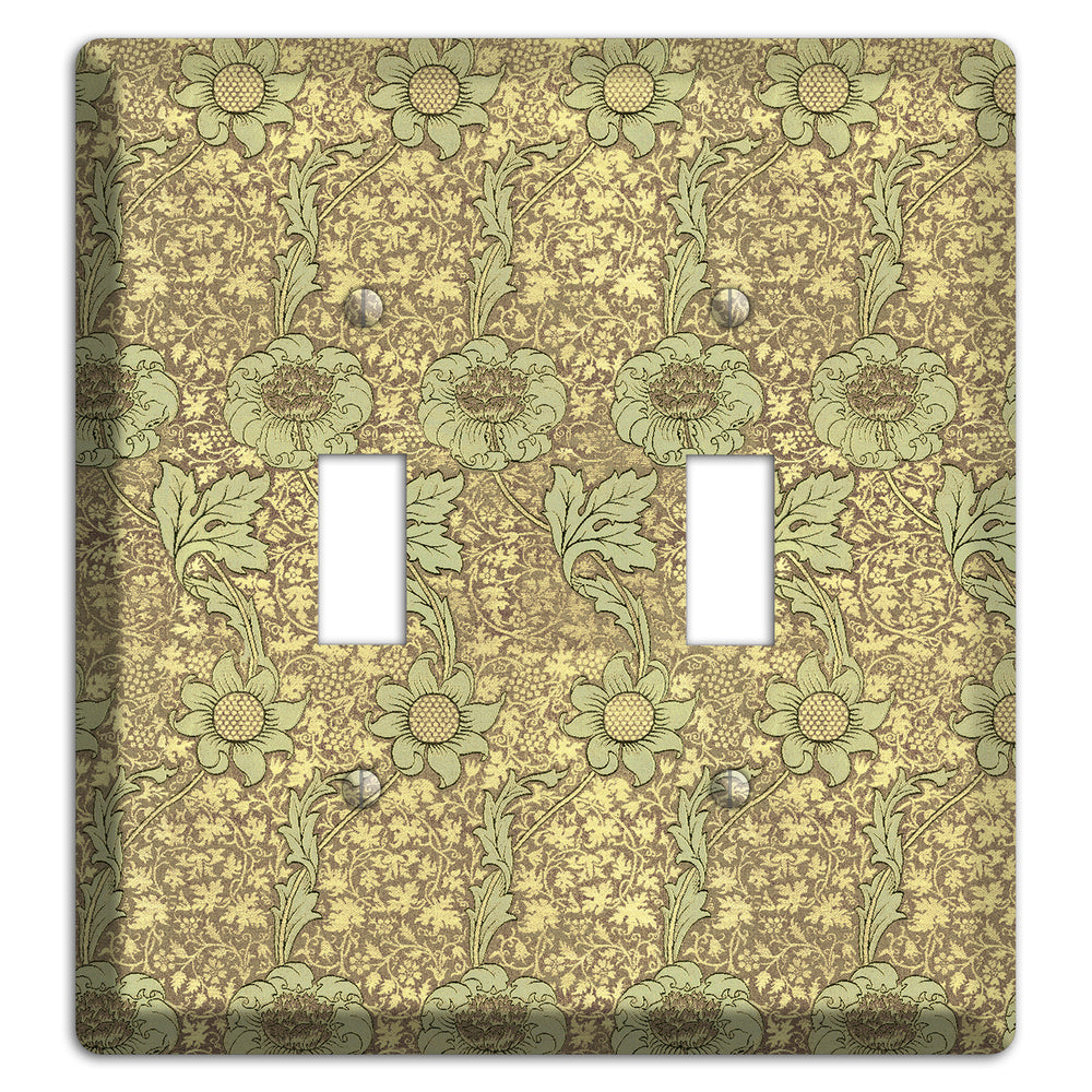 Wildflower Scroll 2 Toggle Wallplate