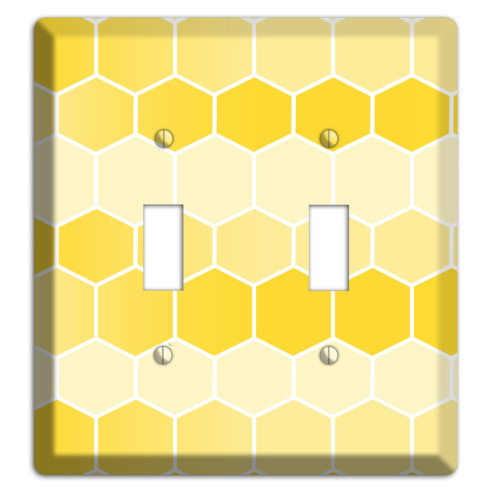 Golden Comb Drift 2 Toggle Wallplate