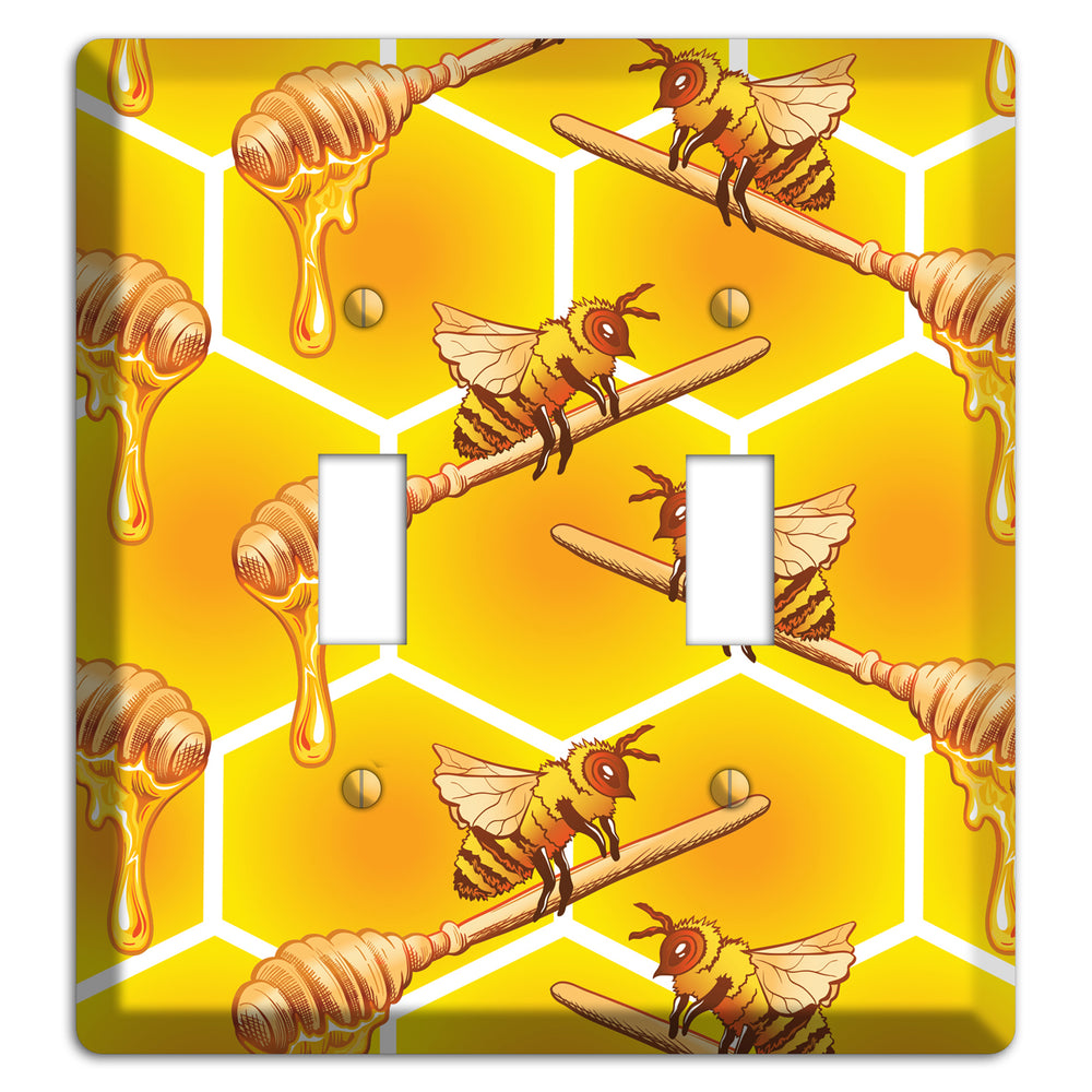 Golden Hive Ritual 2 Toggle Wallplate