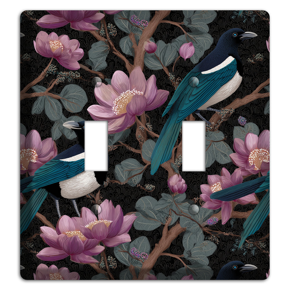 Magpie Moon Garden 2 Toggle Wallplate