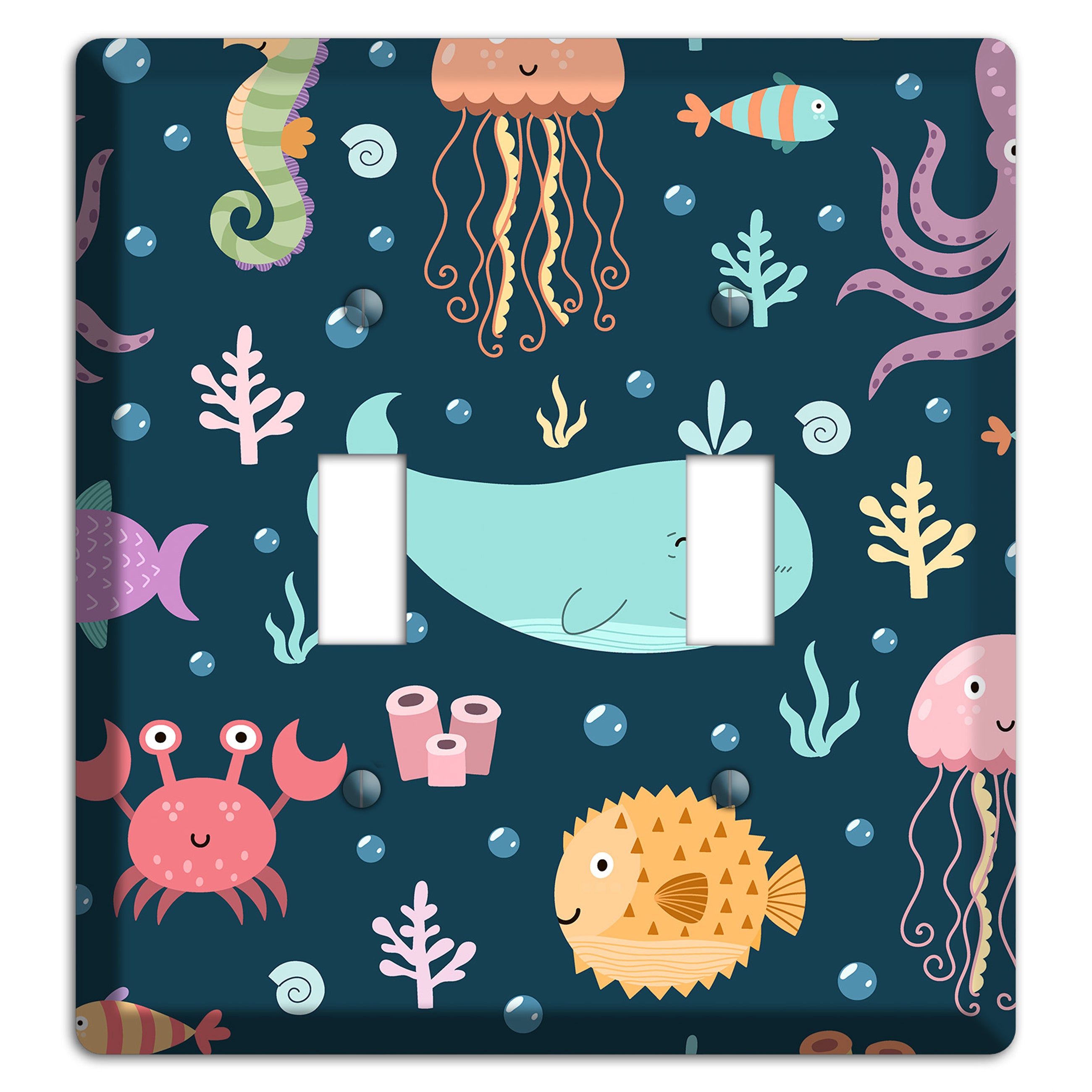 Deep Sea Cuties 2 Toggle Wallplate